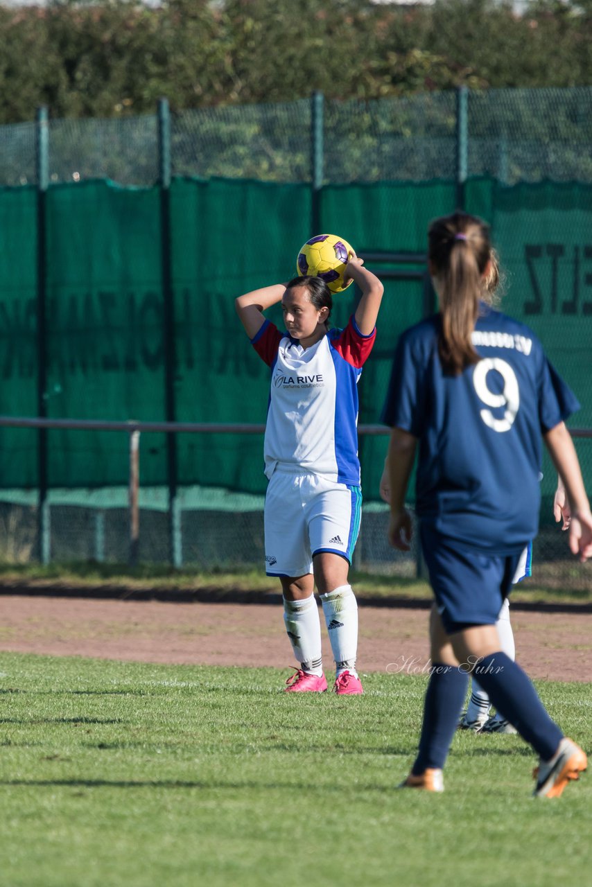 Bild 331 - B-Juniorinnen Krummesser SV - SV Henstedt Ulzburg : Ergebnis: 0:3